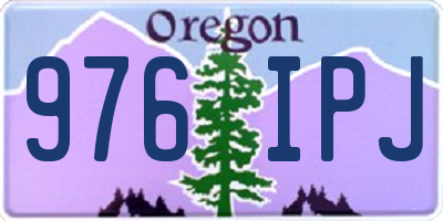 OR license plate 976IPJ