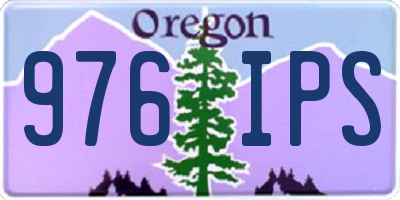 OR license plate 976IPS