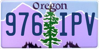 OR license plate 976IPV