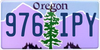 OR license plate 976IPY