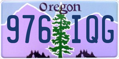 OR license plate 976IQG
