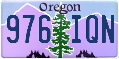 OR license plate 976IQN