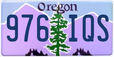 OR license plate 976IQS