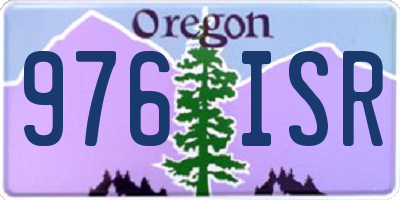 OR license plate 976ISR