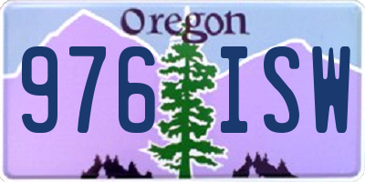 OR license plate 976ISW