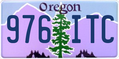 OR license plate 976ITC