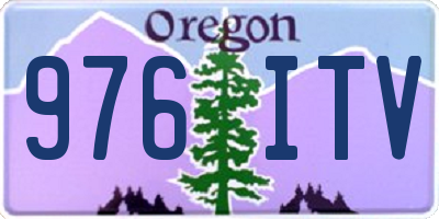 OR license plate 976ITV