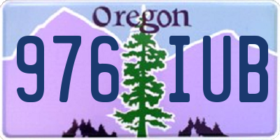 OR license plate 976IUB