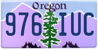 OR license plate 976IUC