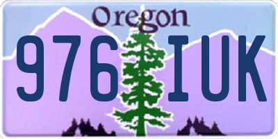 OR license plate 976IUK