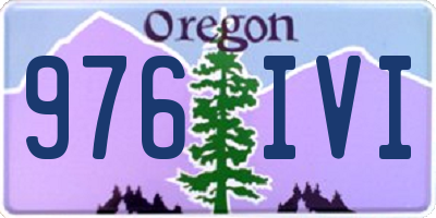 OR license plate 976IVI