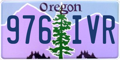 OR license plate 976IVR