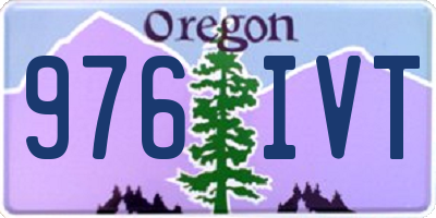 OR license plate 976IVT