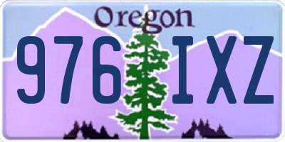 OR license plate 976IXZ