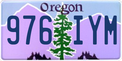 OR license plate 976IYM