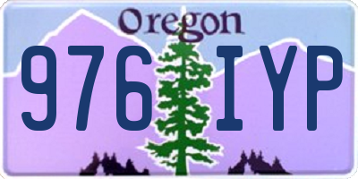 OR license plate 976IYP