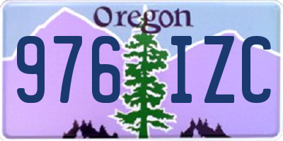 OR license plate 976IZC