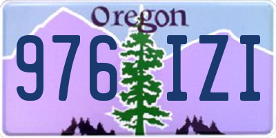 OR license plate 976IZI