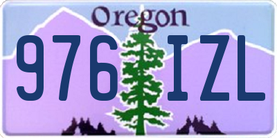 OR license plate 976IZL