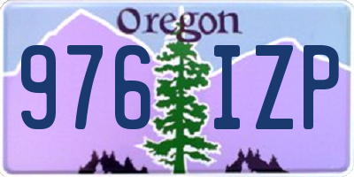 OR license plate 976IZP