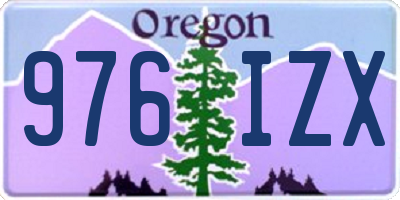 OR license plate 976IZX