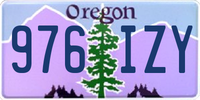 OR license plate 976IZY