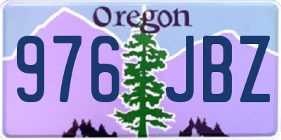 OR license plate 976JBZ