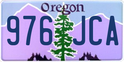 OR license plate 976JCA