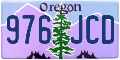 OR license plate 976JCD