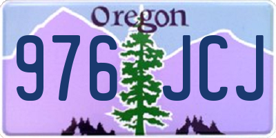 OR license plate 976JCJ