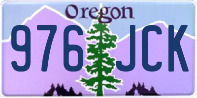 OR license plate 976JCK