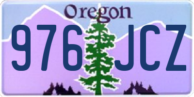 OR license plate 976JCZ