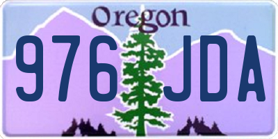 OR license plate 976JDA