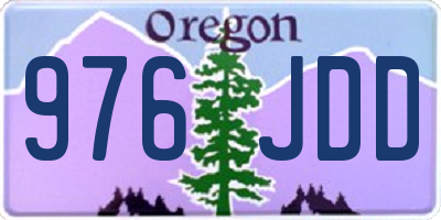 OR license plate 976JDD