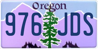 OR license plate 976JDS