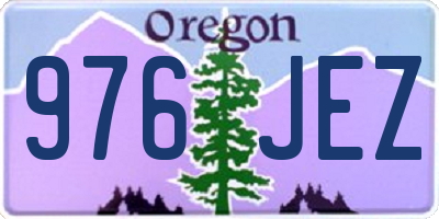 OR license plate 976JEZ