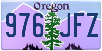 OR license plate 976JFZ