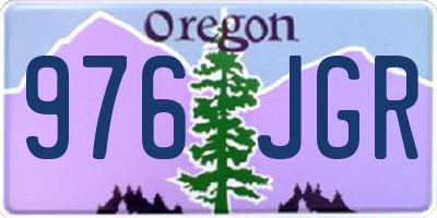 OR license plate 976JGR
