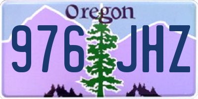 OR license plate 976JHZ