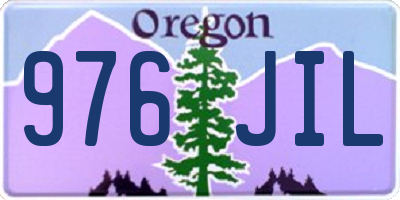 OR license plate 976JIL
