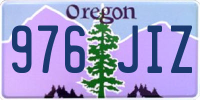 OR license plate 976JIZ