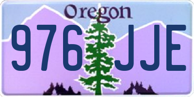OR license plate 976JJE