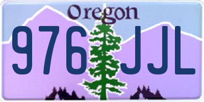 OR license plate 976JJL
