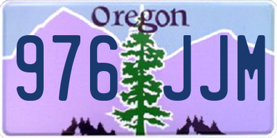 OR license plate 976JJM