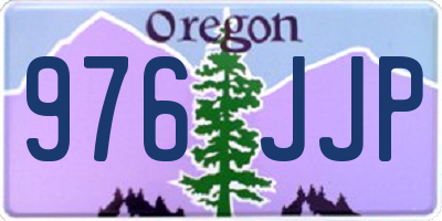 OR license plate 976JJP