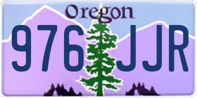 OR license plate 976JJR