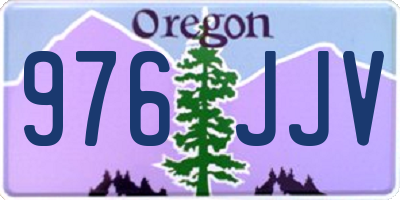 OR license plate 976JJV