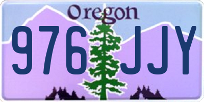 OR license plate 976JJY