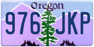 OR license plate 976JKP