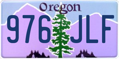 OR license plate 976JLF